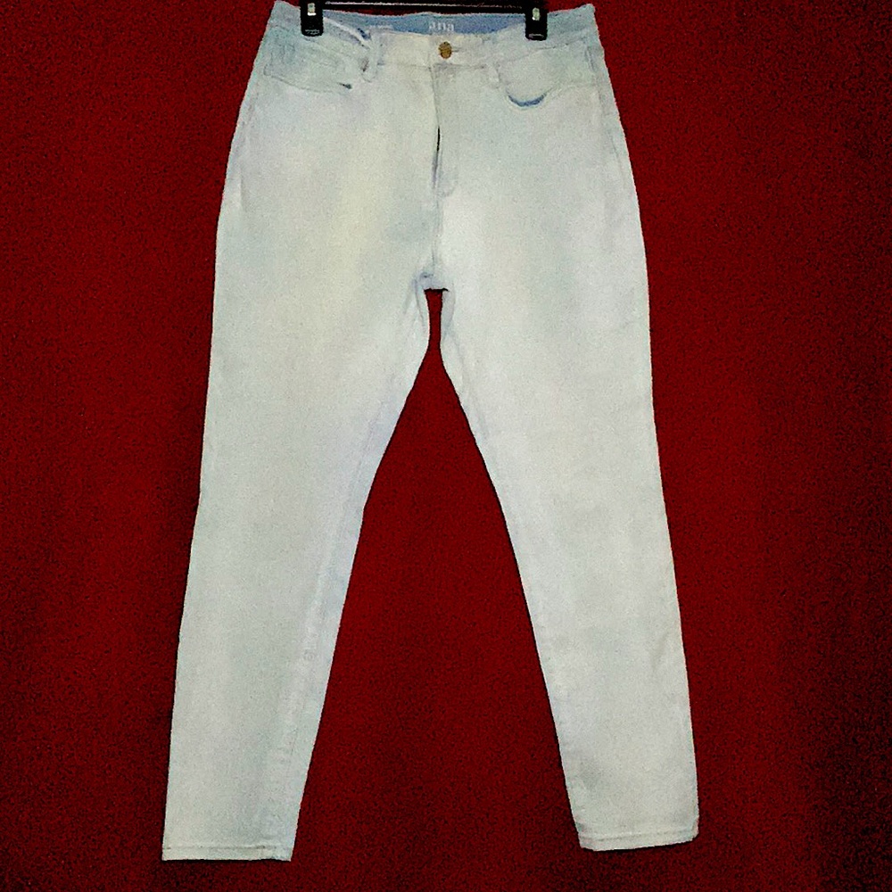 Light blue HIGH RISE JEGGING